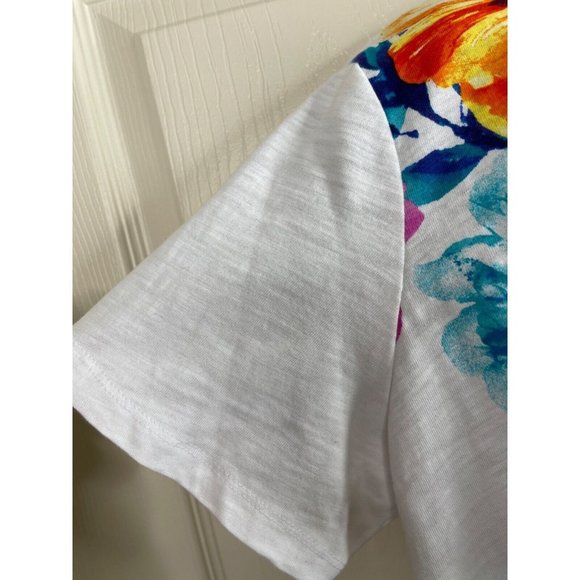 Alfred Dunner Knit Top Womens Size Petite Extra Large PXL Short Sleeve White NWT - Picture 6 of 11